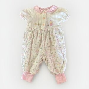 Baby Sonoma Size 3-6 Months Bunny Chicks One Piece Baby Girl Outfit 100% Cotton